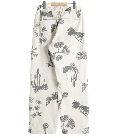 EASY PANTS - Drawing Print Doble Cloth - | kiivu(キフ) / パンツ ボトムスその他 (メンズ)の通販 - ARKnets 公式通販