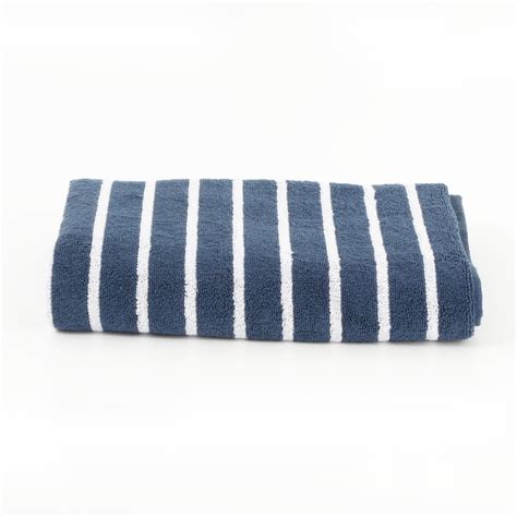 Buy Colour Refresh Essence Cotton Striped Bath Towel - 140x70cm from ...