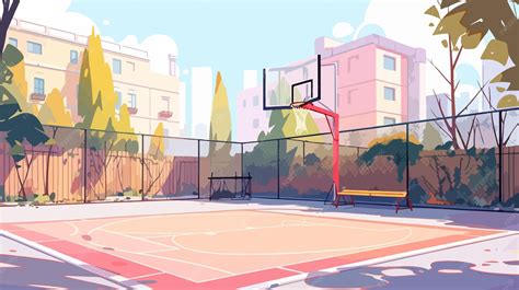 Basketball Court Cartoon 的图像结果
