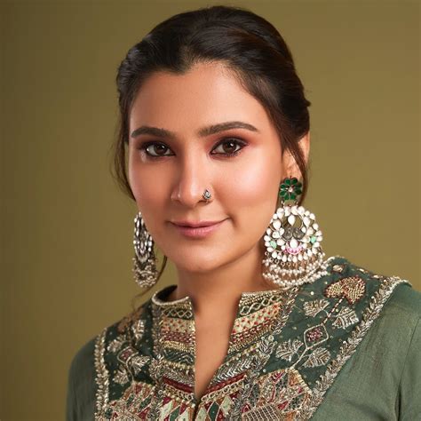 Aastha Gill in Sangeeta Boochra Handmade Silver Earrings