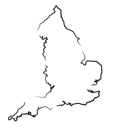 English country map logo illustration design | Premium Vector
