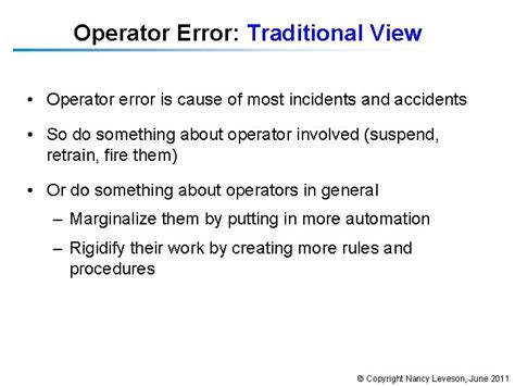 Image result for Operator Error