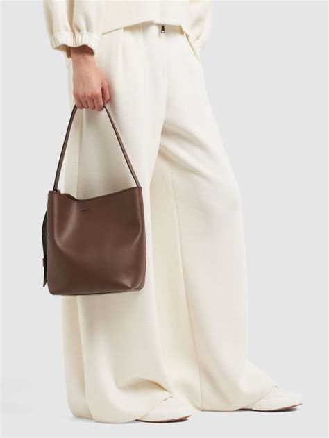 Archetipo2 leather tote bag - Max Mara - Women | Luisaviaroma
