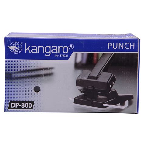 Kangaro DP 800 Paper Punch, 63 sheets, Aluminium Die Cast, Heavy Duty