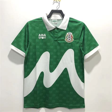 Mexico 1995 Home Retro Jersey – Men Green – OGASPORTS
