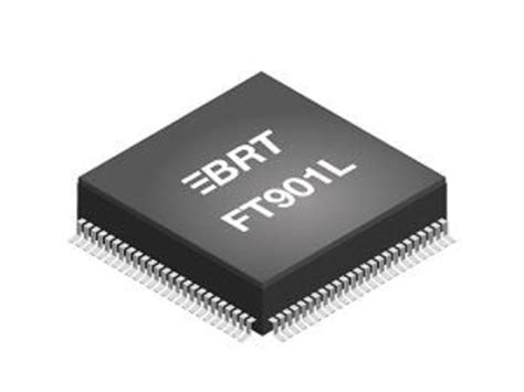 FT901L-C-T Bridgetek | Bridgetek, 32 bit FT32, FT90x Microcontroller ...