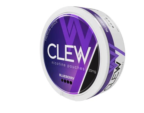 CLEW India – Blueberry 20mg Extra Strong Nicotine Pouch – pouched.in