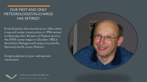 NWS Lincoln's First and Only Meteorologist-in-Charge Has Retired
