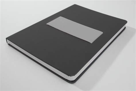 Notebook Linescape, approx. A5, squared, hardcover, dark grey/light ...