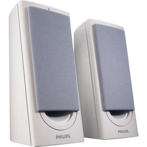 Philips Compelling Sound Quality MMS121 2 Piece Multimedia Stereo ...
