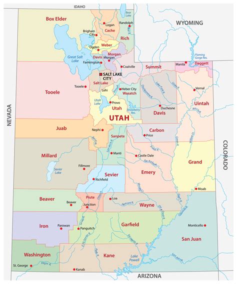 Utah Dry County Map at Amparo Lisi blog