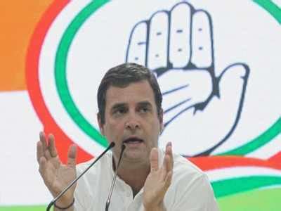 Upset Rahul snubs Gehlot, Pilot | India News - Times of India