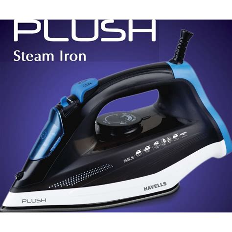 HAVELLS 320.0 ML GHGSIBCK160 (Steam Iron Plush Black 1600 W) 1600 W Se ...