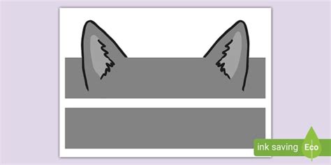 Wolf Ears Headband (teacher made) - Twinkl