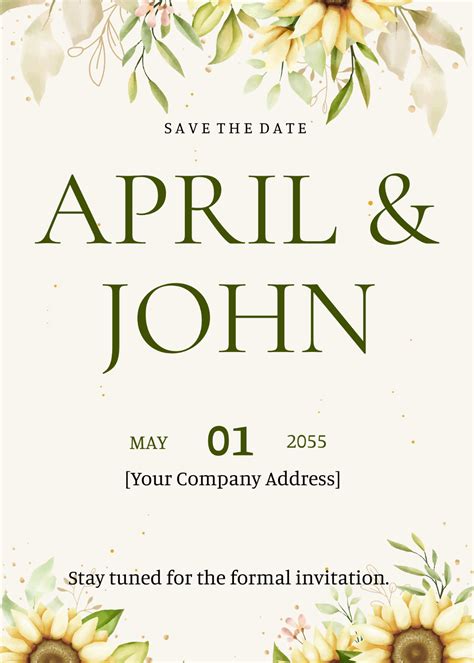 Save The Date Cards Templates - Templates.maexproit.com