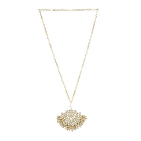 Teejh Yadavi Pearl and Polki Necklace – Joker & Witch