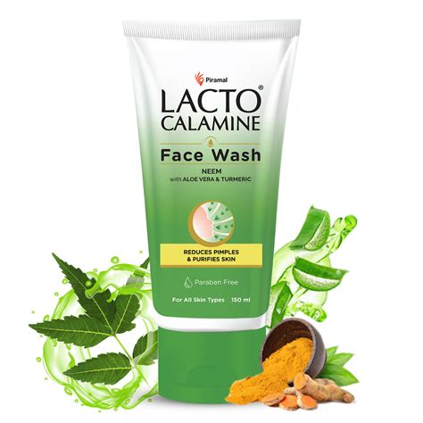 Buy Lacto Calamine Facewash | Neem Aloe Vera Face Wash Online - Wellify