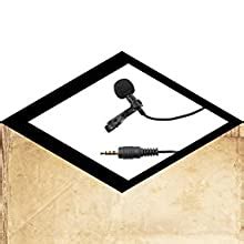 MODIK Professional Grade Lavalier Lapel Microphone Omnidirectional Mic ...