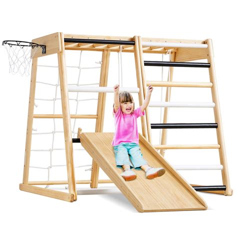 Snapklik.com : Beright 8-in-1 Kids Indoor Playground, Jungle Gym For ...