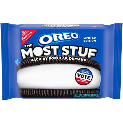 Oreo The Most Stuf Chocolate Sandwich Cookies, Limited Edition, 1 ...