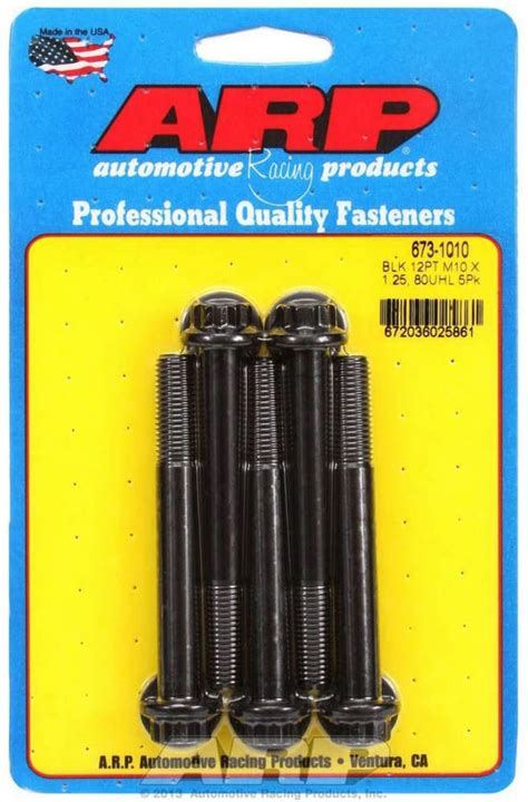 ARP (673-1010) Oxide Bolt, Black : Amazon.in: Car & Motorbike