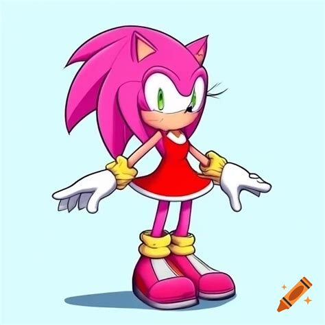 Sonic the Hedgehog character on Craiyon