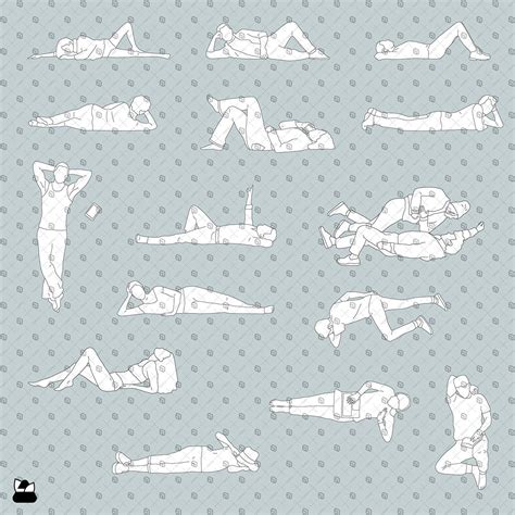 Laying Down Pose Reference Laying Down Pose Etsy New Zealand