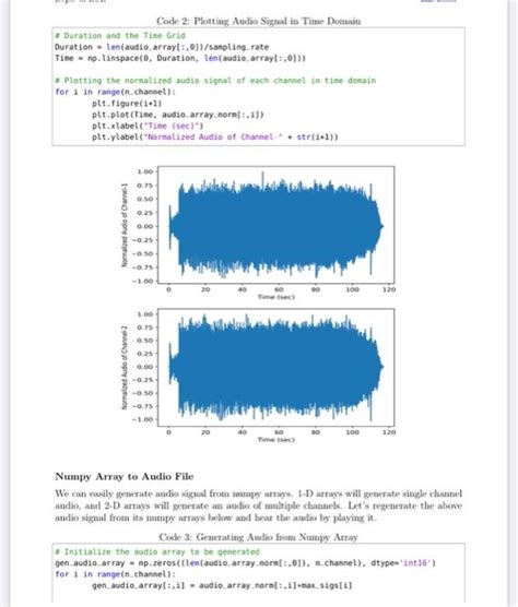Image result for Audio From a Numpy Array