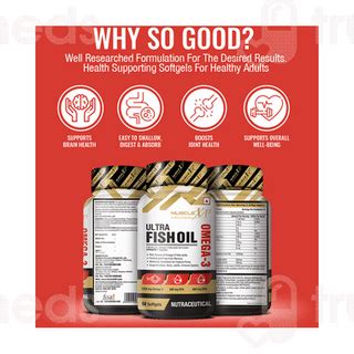 Musclexp Ultra Fish Oil Omega 3 Capsule 60 - Uses, Side Effects, Dosage ...