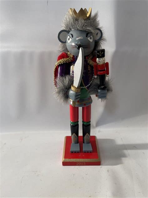 Rat King Nutcracker Mouse King Christmas Holiday Wooden Figurine 2013 ...