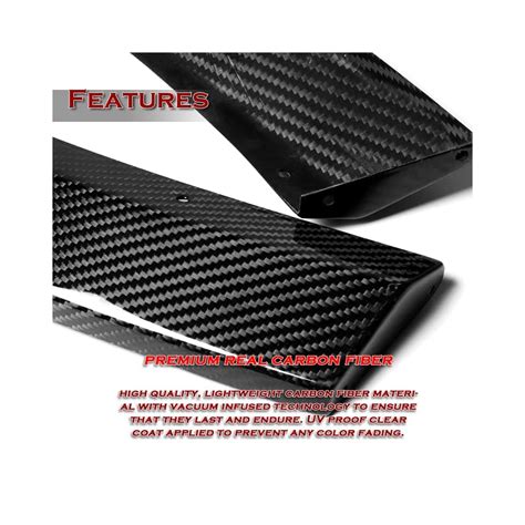HYPERSPEED Real Carbon Fiber Front Bumper Spoiler | Ubuy India