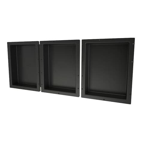 Tile Redi Niche Recessed Triple Horizontal Shower Wall Shelf, 48-in W x ...