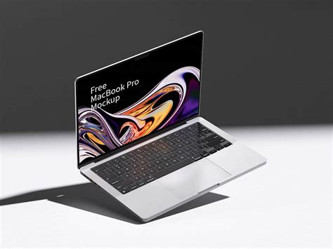 4 Free Premium MacBook Pro Mockup PSD Set – Realistic Laptop Mockup ...