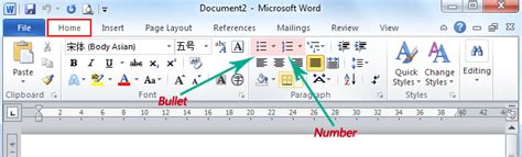 Image result for Using Bullets in Word 7