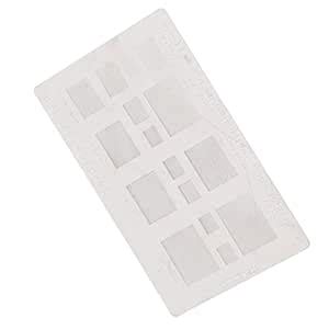 Universal BGA Reballing Stencil Kit with Tin Planting Template for ...