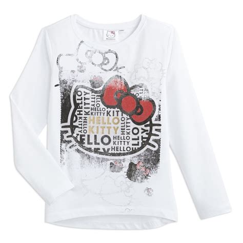 HELLO KITTY Tee-shirt manches longues fille hello kitty pas cher ...