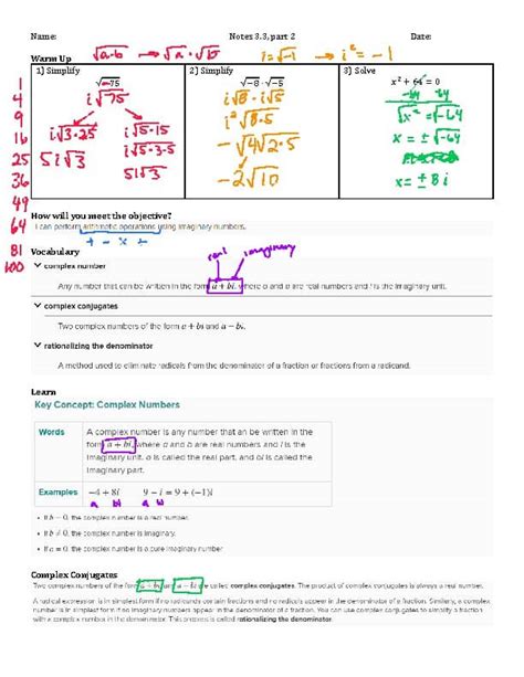 Complex Numbers Lesson 的图像结果