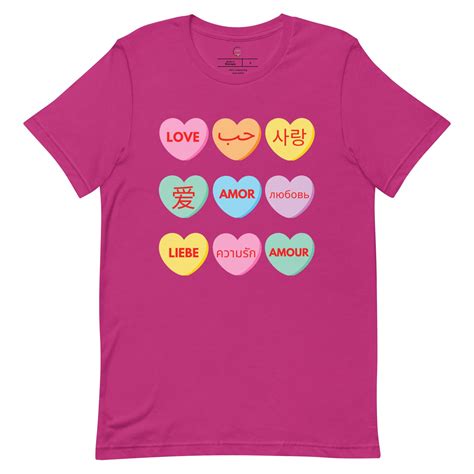 Love in Every Language Valentine's Day Shirt – Teacher Noire