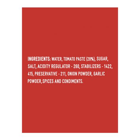 Tomato Ketchup: Kissan Tomato Ketchup | Unilever Food Solutions India