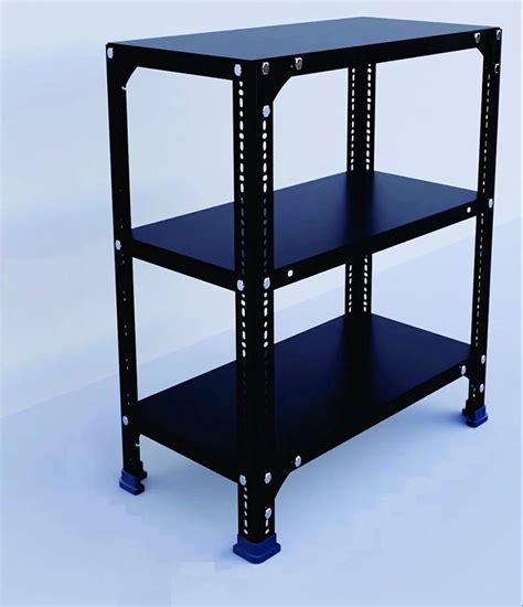 Slotted Angle Rack - 72HX36LX12D 3 Shelves Slotted Angle Rack ...