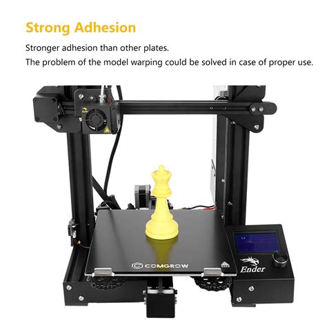 Buy Creality Ender 3 3D Printer and 2PCS Upgraded Tempered Glass Plate ...