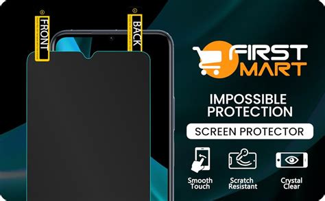 FIRST MART - A BRAND WORTH REMEMBERING Matte Tempered Glass for iQOO Z6 ...