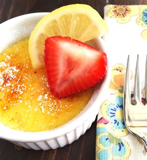 Lemon Creme Brulee | 3 Yummy Tummies