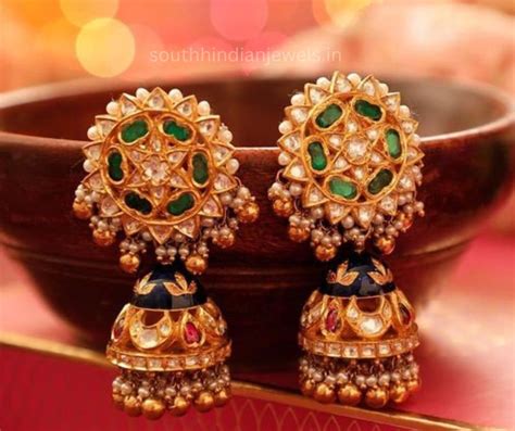 Scintillating Meenakari Jhumka Earrings To Take Inspiration From ...