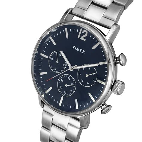 Timex Timex Fashion Men's Black Dial Round Case Multifunction Watch -T ...