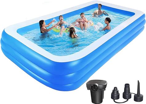 FUNFINITY/Inflatable Swimming Pool Adults Above Ground,10Feet-Swimming ...