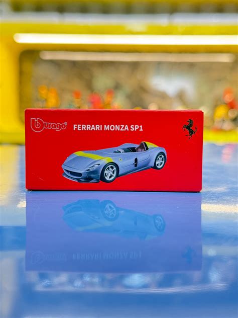 Burago Ferrari Monza SP1 1:64 Scale Premium Diecast Metal Toy Car ...