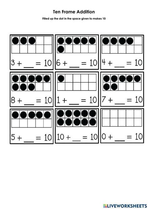 Image result for Addition Using 10s Frame Lesson 2