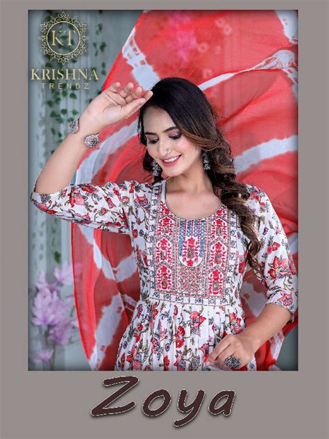 Krishna Trendz Zoya Vol-1 Wholesale Readymade 3 Piece Suits ...
