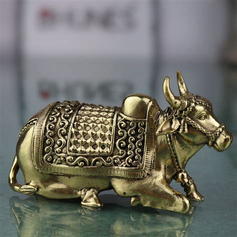 brass idol, hindu god statue, pooja murti, home temple decor, spiritual ...